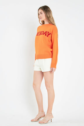 Days Of The Week Sweater