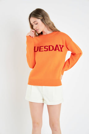 Days Of The Week Sweater