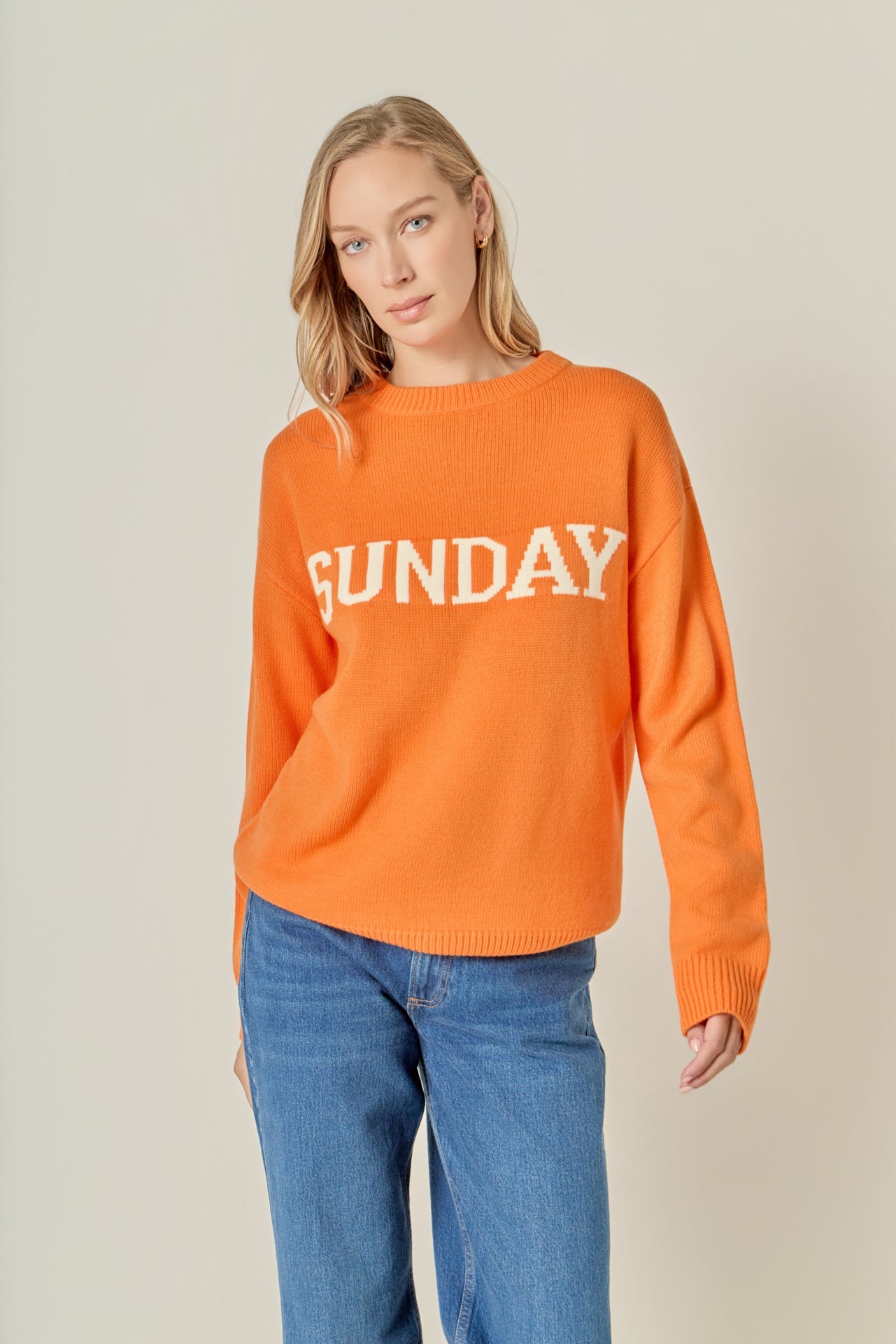 ENGLISH FACTORY - Days Of The Week Sweater - SWEATERS & KNITS available at Objectrare