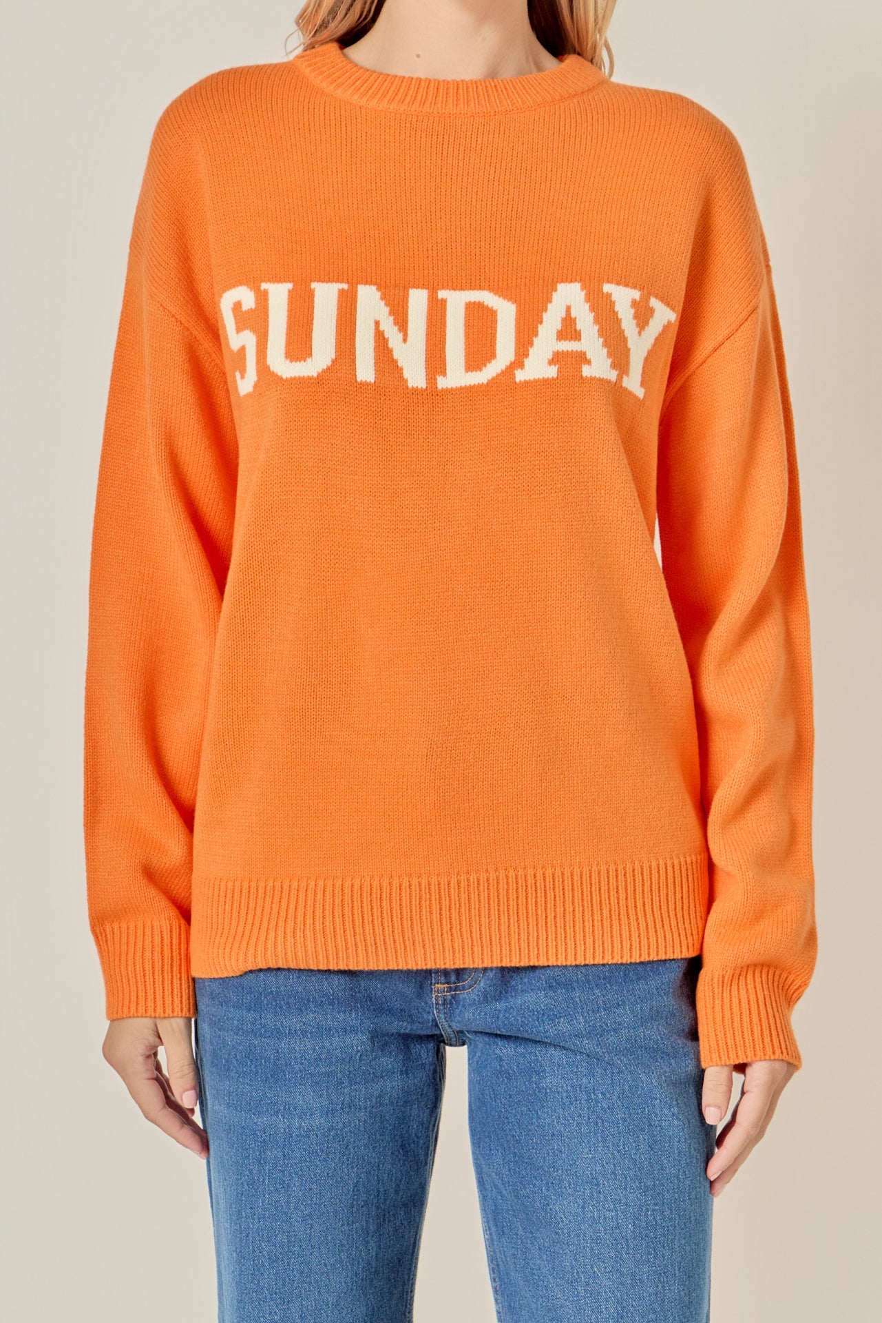 ENGLISH FACTORY - Days Of The Week Sweater - SWEATERS & KNITS available at Objectrare