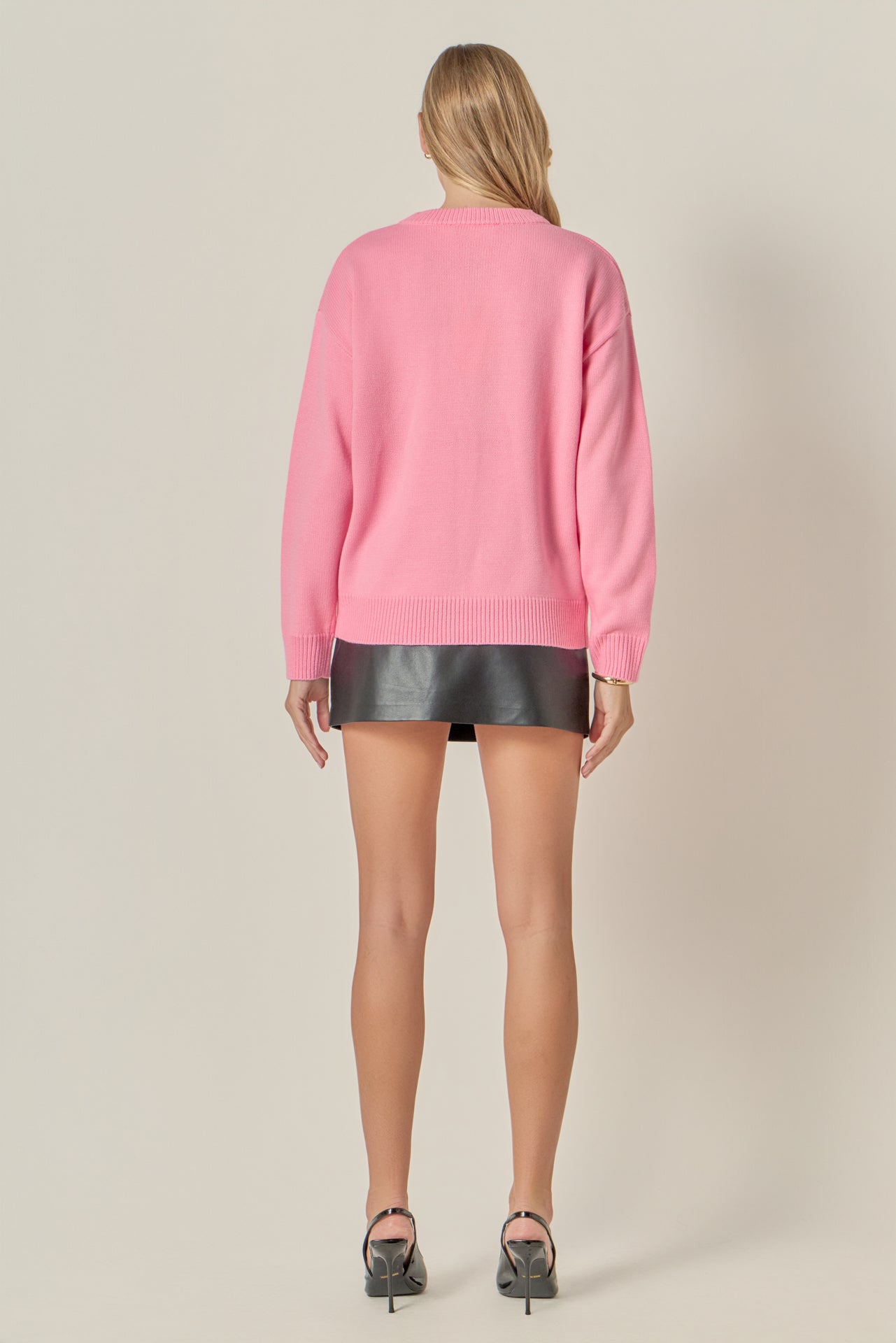 ENGLISH FACTORY - Days Of The Week Sweater - SWEATERS & KNITS available at Objectrare