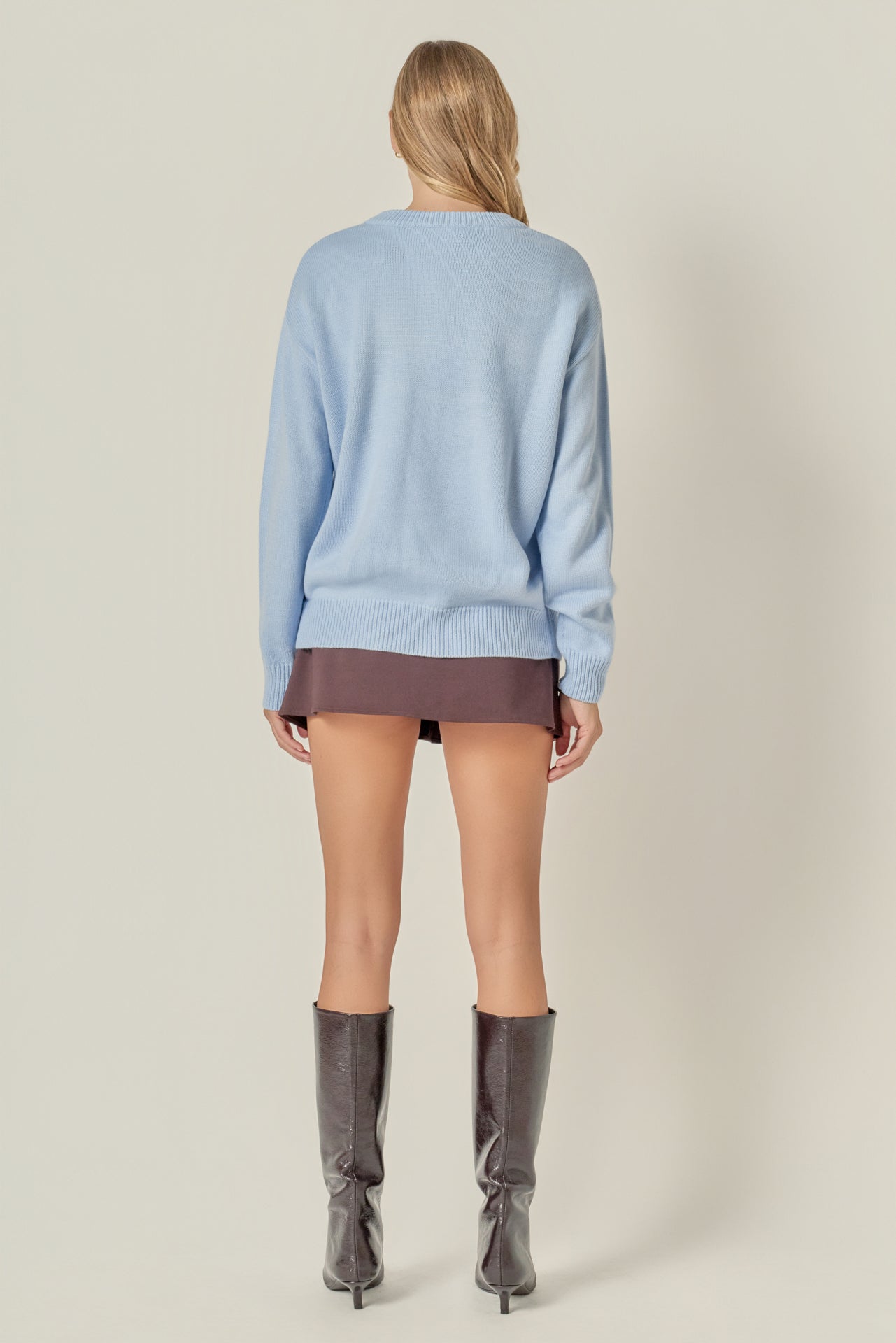 ENGLISH FACTORY - Days Of The Week Sweater - SWEATERS & KNITS available at Objectrare