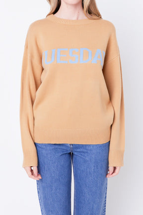 Days Of The Week Sweater