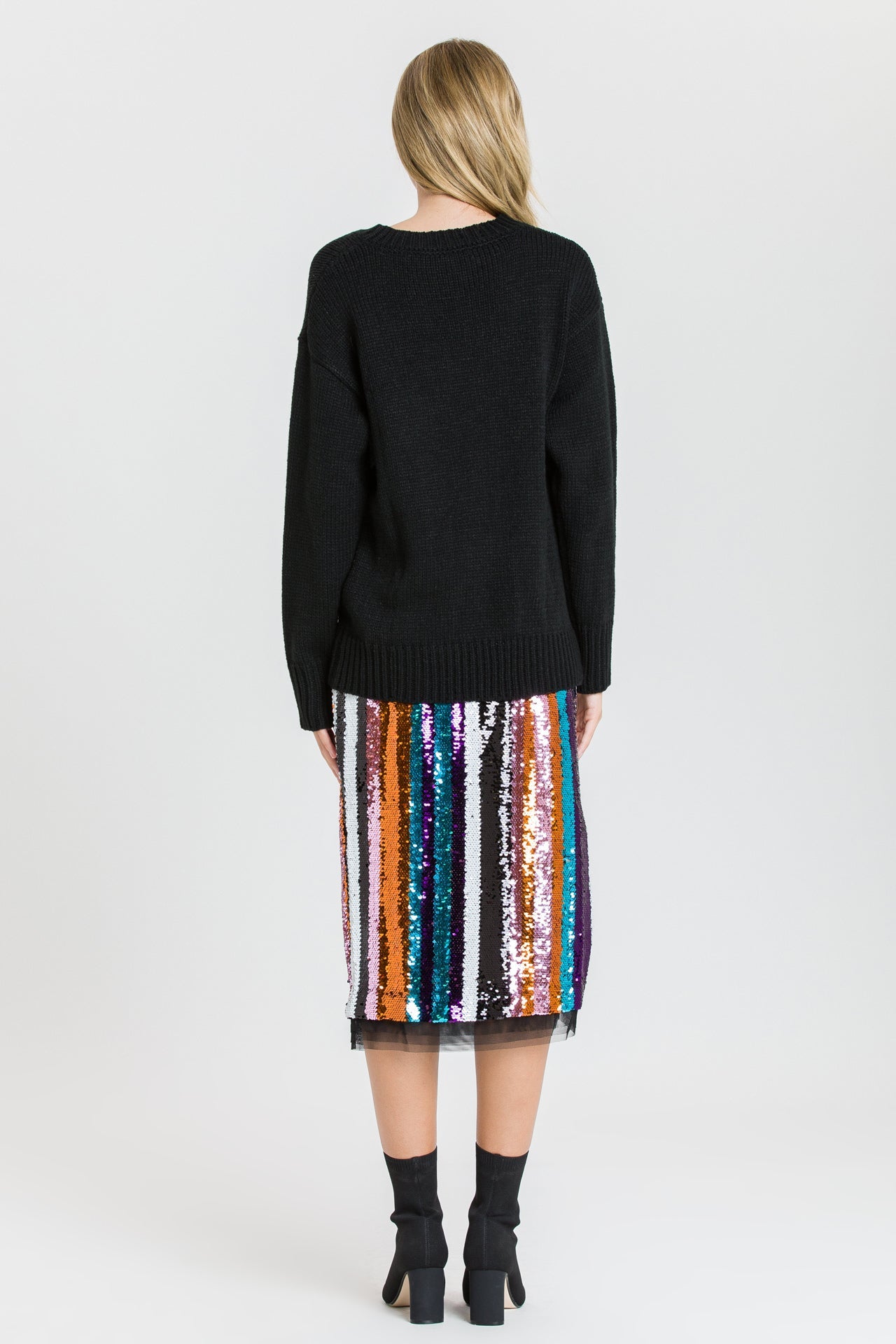 ENGLISH FACTORY - Boho Crochet Patchwork Knit Sweater - TOPS available at Objectrare