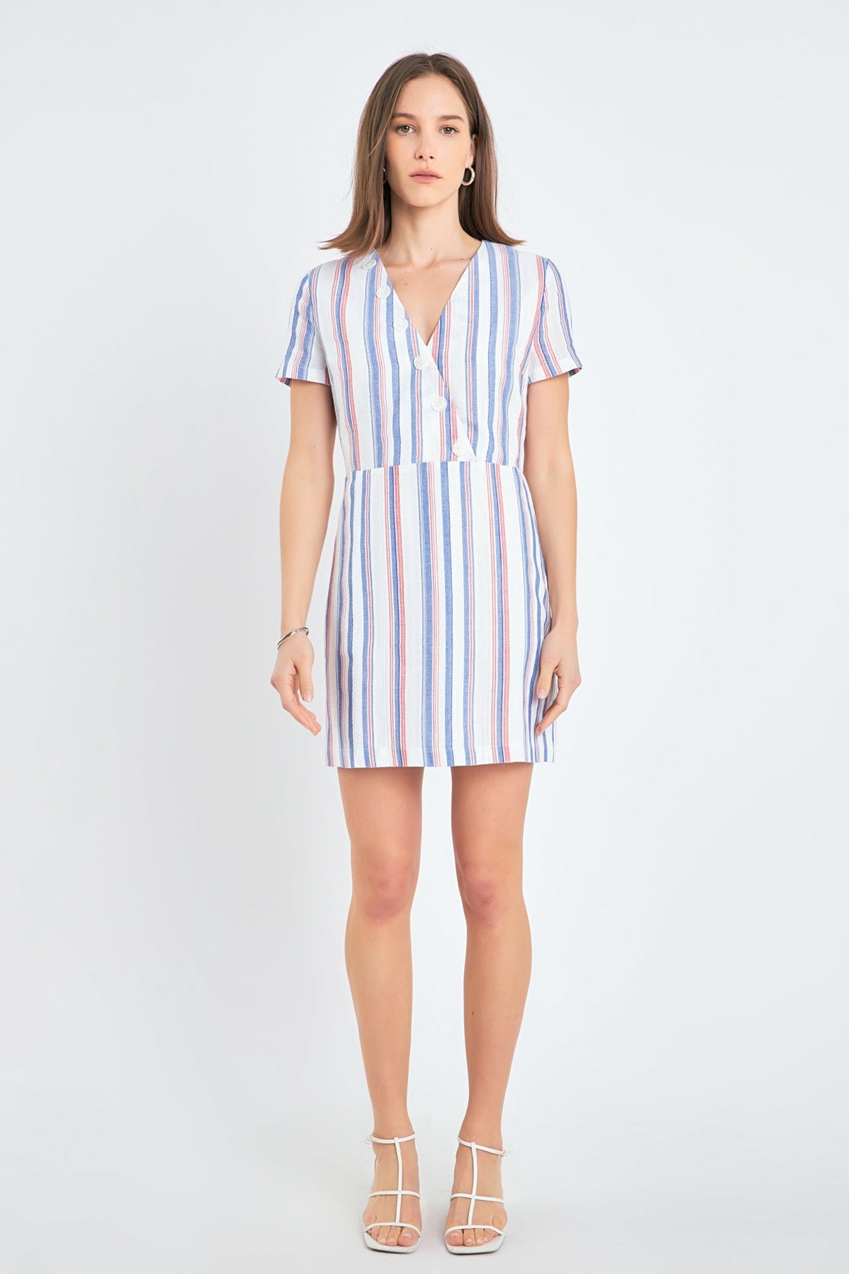 ENGLISH FACTORY - English Factory - Linen Mini Dress - DRESSES available at Objectrare