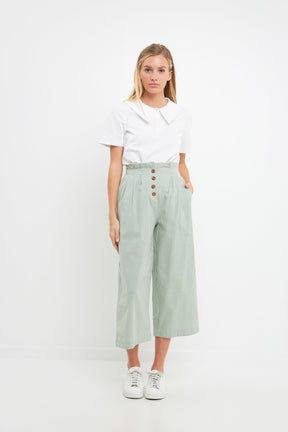 ENGLISH FACTORY - English Factory - Pleated Easy Trousers - PANTS available at Objectrare