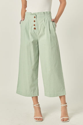 ENGLISH FACTORY - Pleated Easy Trousers - PANTS available at Objectrare