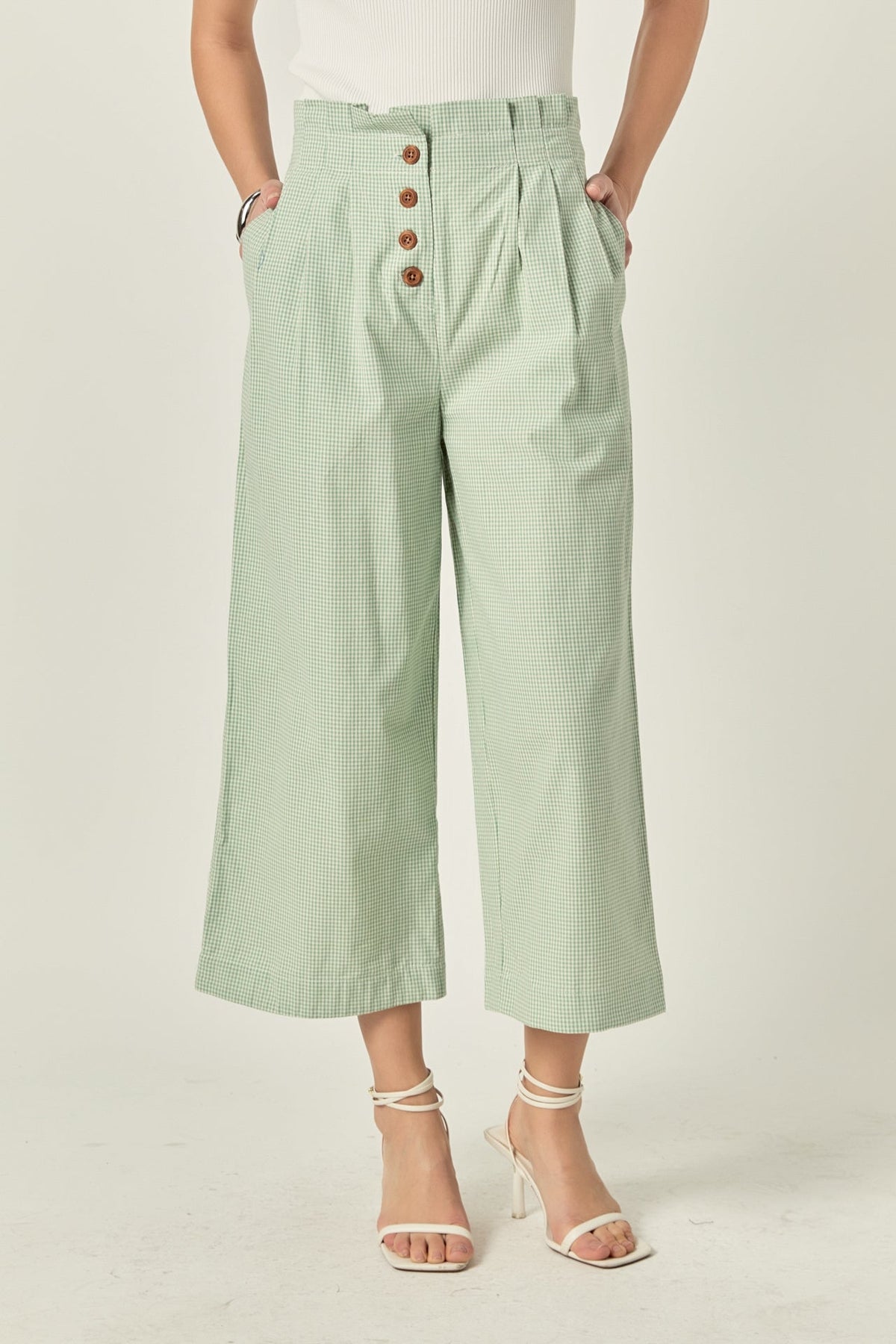 ENGLISH FACTORY - Pleated Easy Trousers - PANTS available at Objectrare