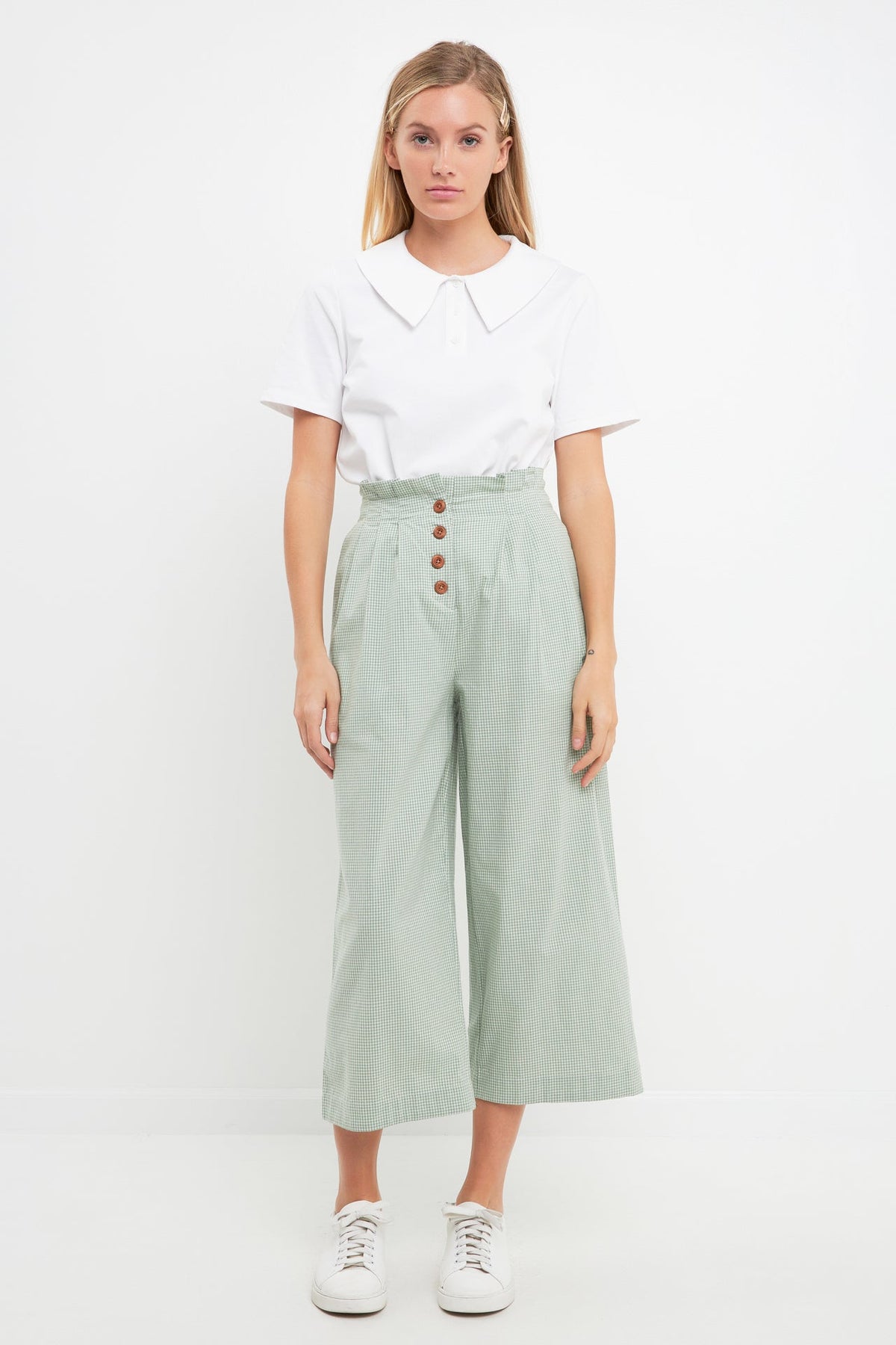 ENGLISH FACTORY - English Factory - Pleated Easy Trousers - BOTTOMS available at Objectrare