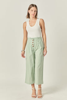 ENGLISH FACTORY - Pleated Easy Trousers - PANTS available at Objectrare