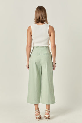 ENGLISH FACTORY - Pleated Easy Trousers - PANTS available at Objectrare