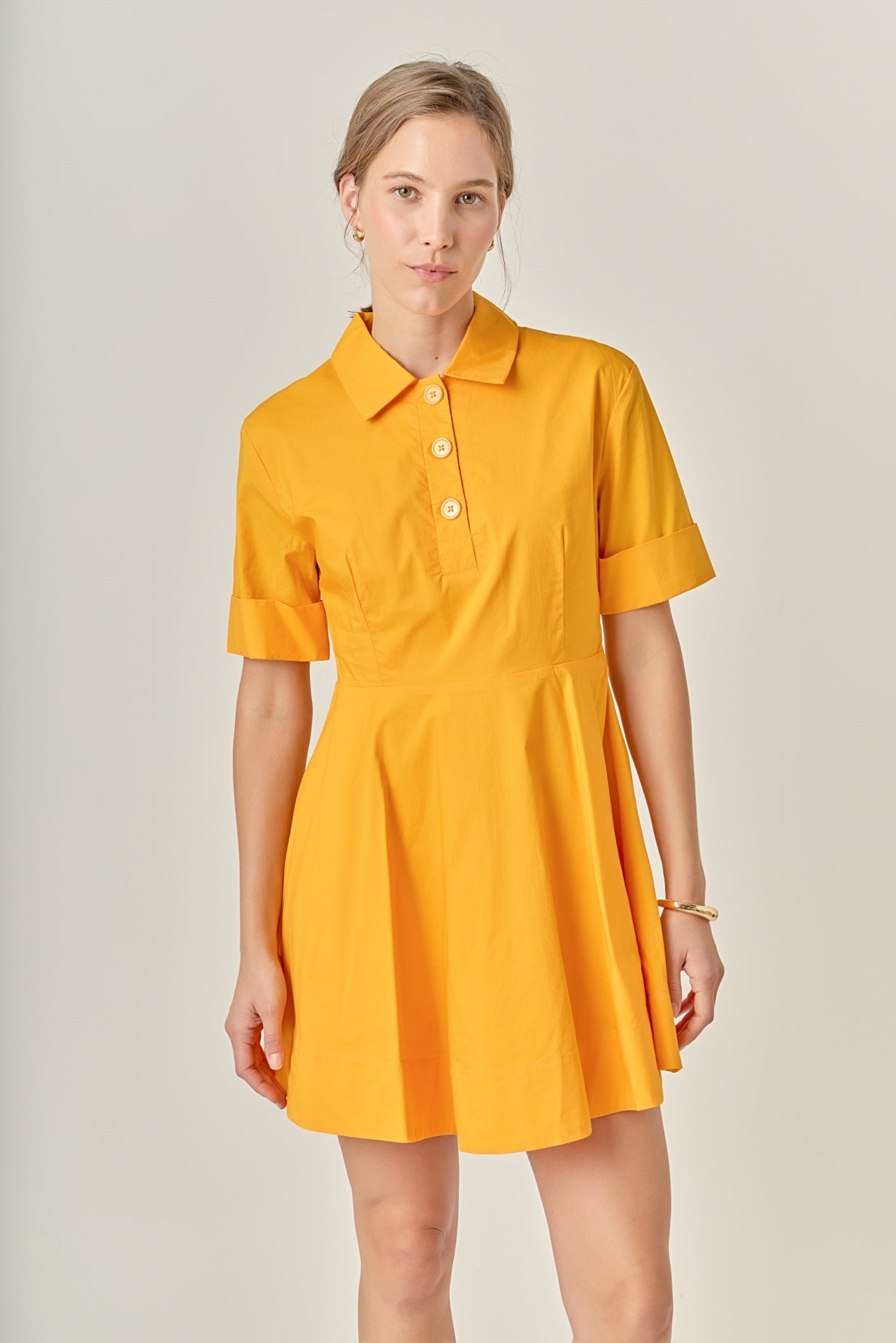 ENGLISH FACTORY - Cotton Shirt Mini Dress - DRESSES available at Objectrare