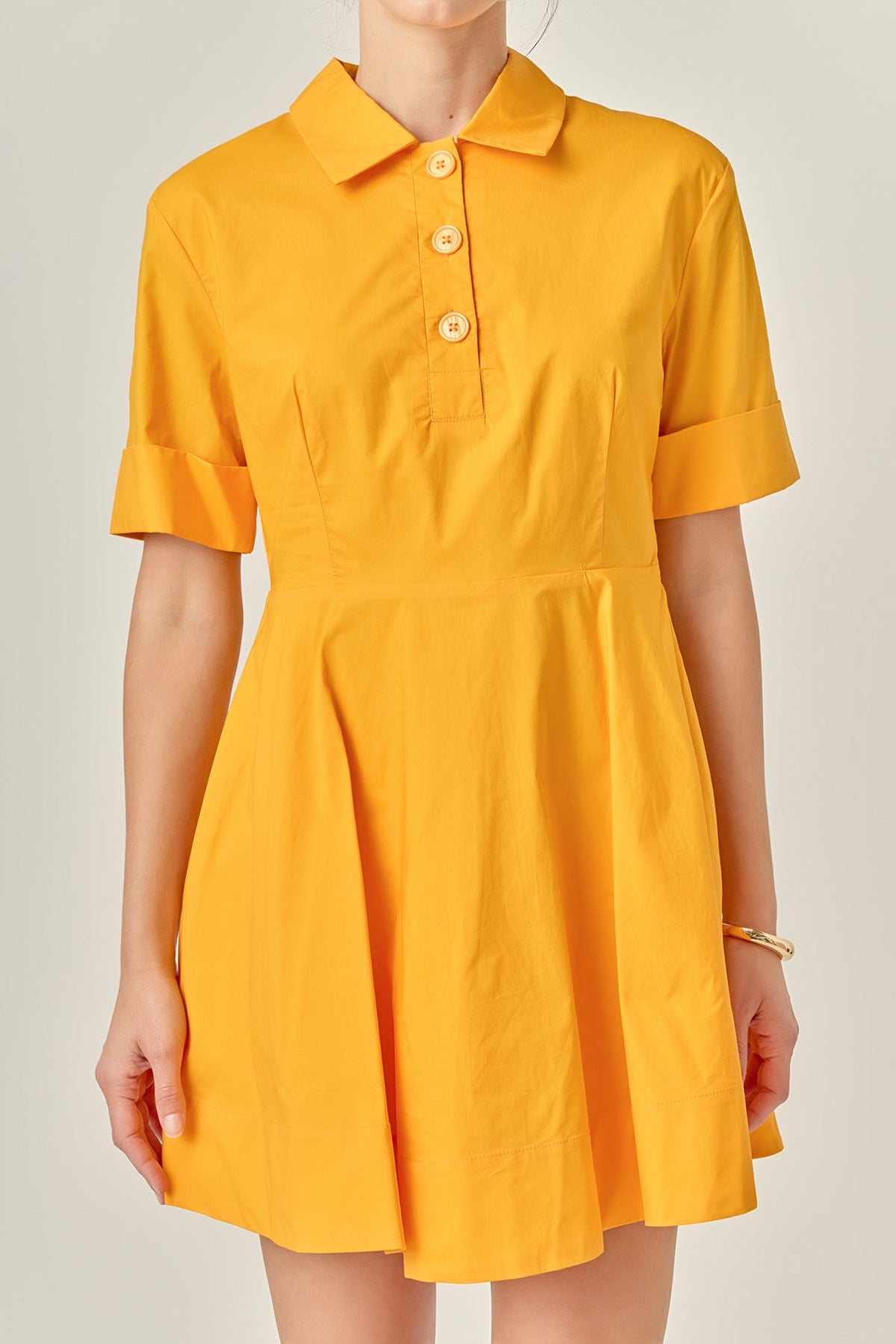 ENGLISH FACTORY - Cotton Shirt Mini Dress - DRESSES available at Objectrare