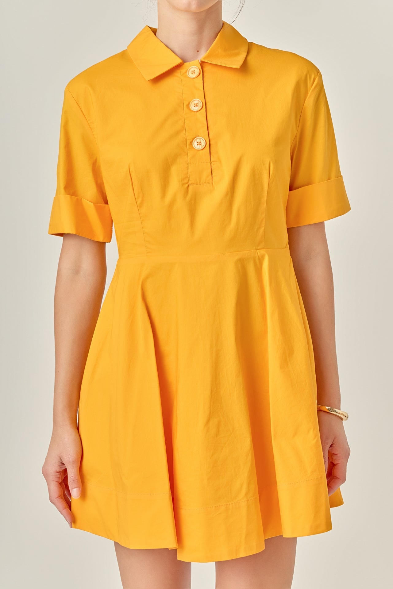 ENGLISH FACTORY - Cotton Shirt Mini Dress - DRESSES available at Objectrare
