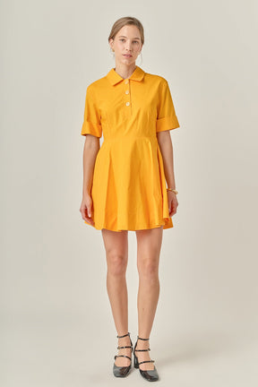 ENGLISH FACTORY - Cotton Shirt Mini Dress - DRESSES available at Objectrare