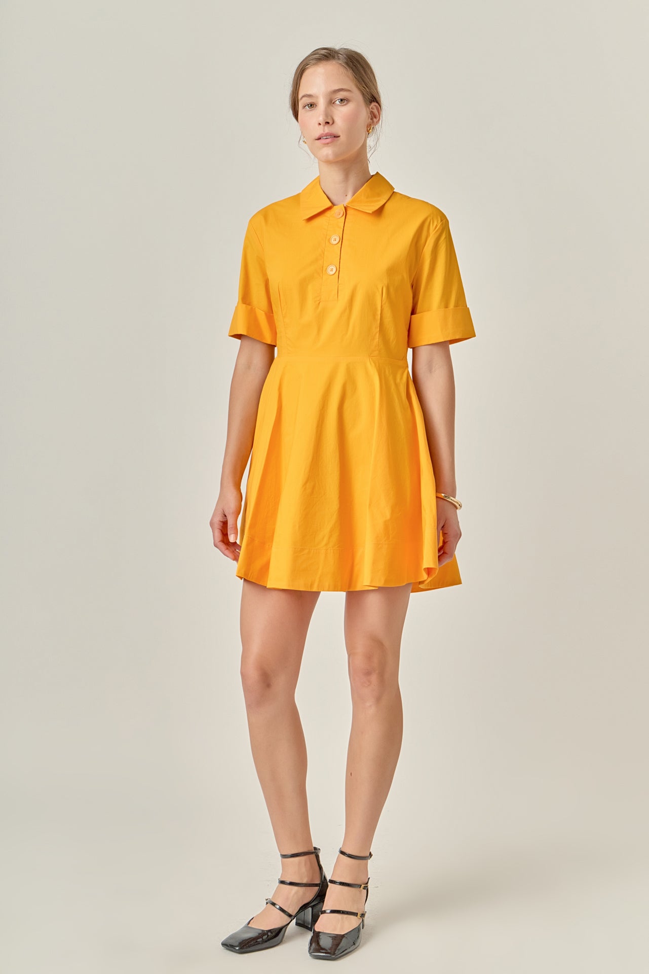ENGLISH FACTORY - Cotton Shirt Mini Dress - DRESSES available at Objectrare