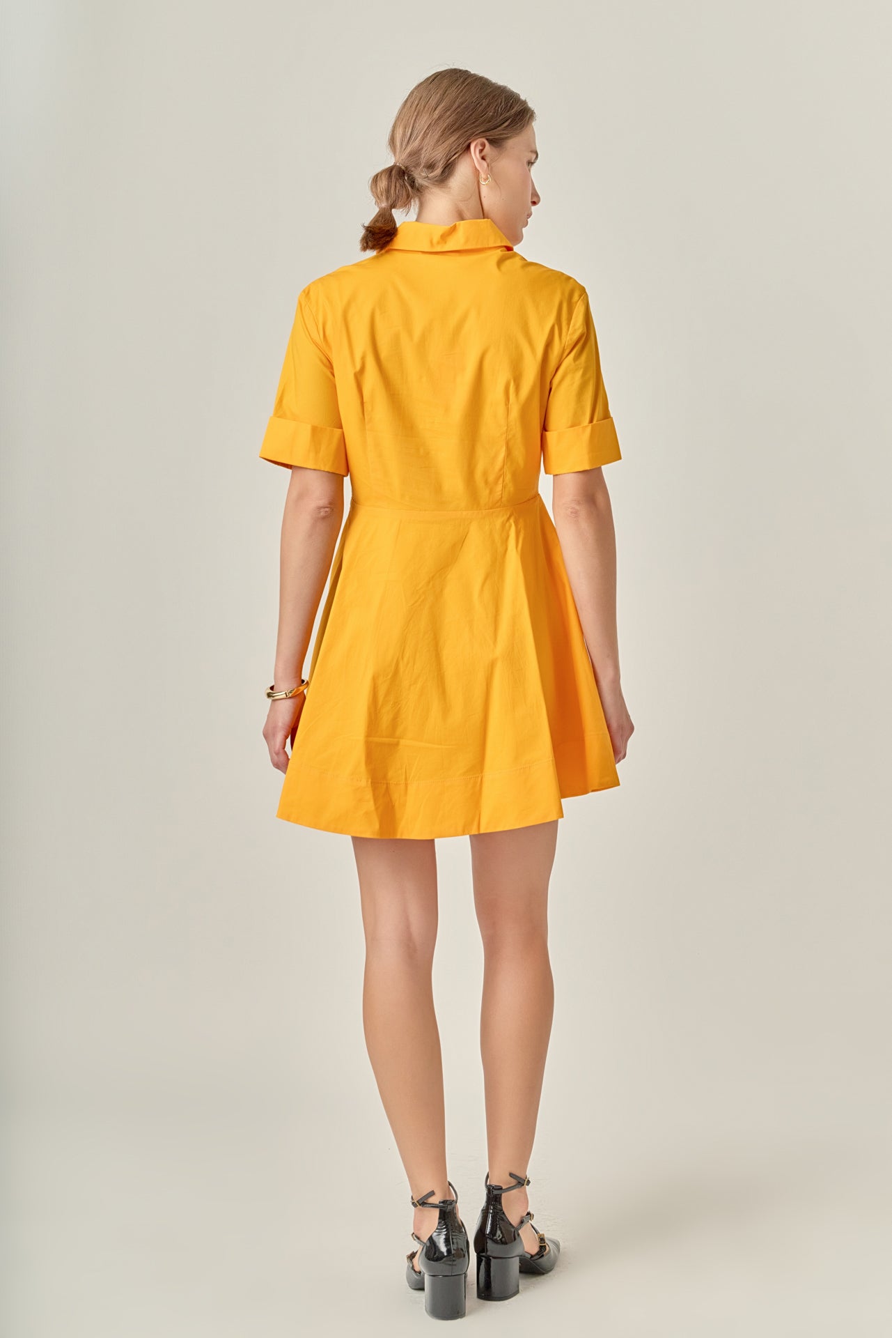 ENGLISH FACTORY - Cotton Shirt Mini Dress - DRESSES available at Objectrare