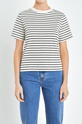 ENGLISH FACTORY - English Factory - Stripe T-shirt - T-SHIRTS available at Objectrare