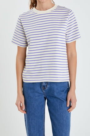 ENGLISH FACTORY - English Factory - Stripe T-shirt - T-SHIRTS available at Objectrare