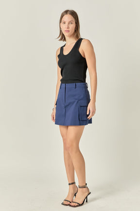 Pocket Detail Skort
