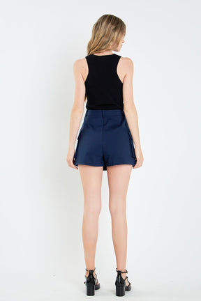 ENGLISH FACTORY - English Factory - Pocket Detail Skort - SKORTS available at Objectrare