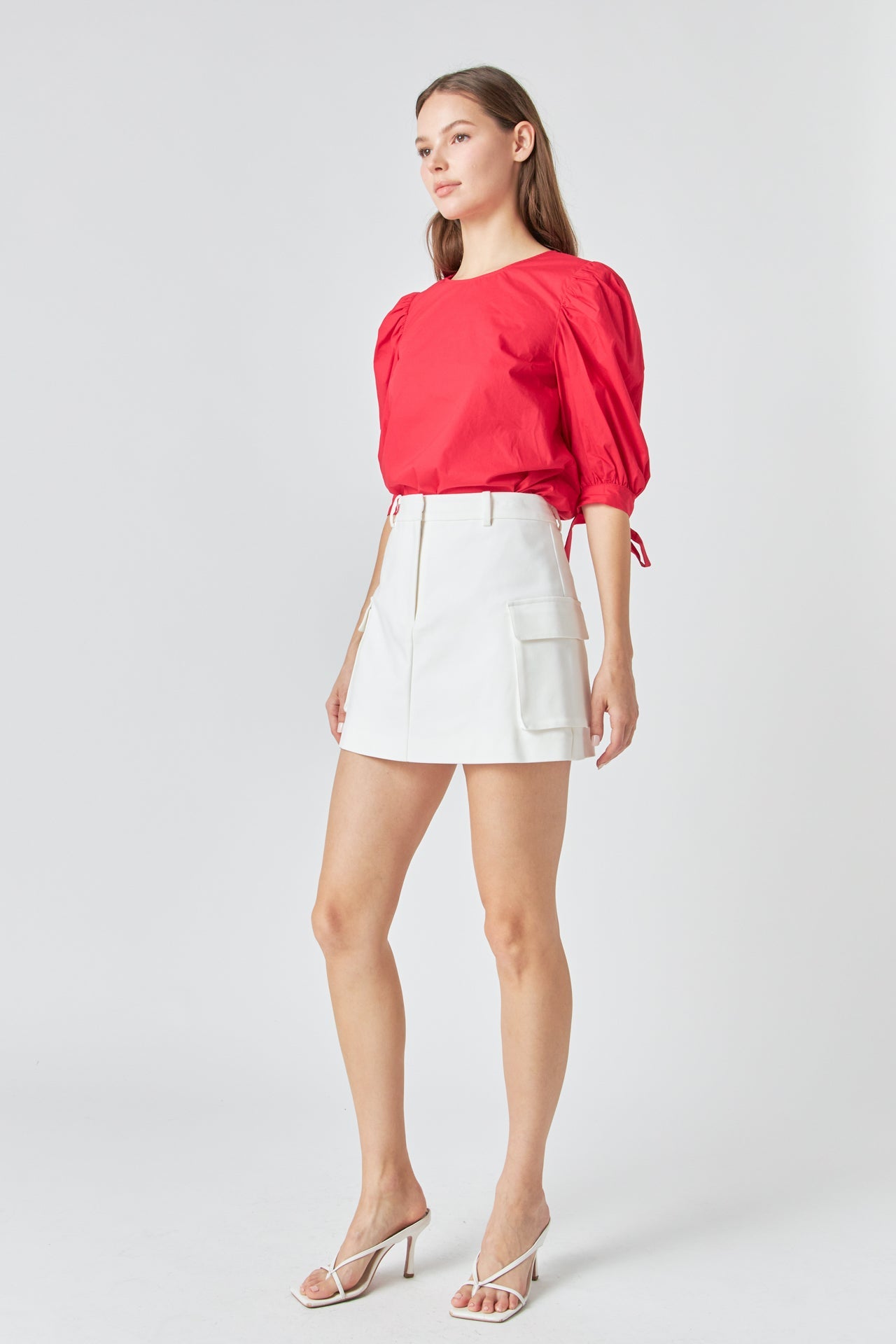 ENGLISH FACTORY - Pocket Detail Skort - SKORTS available at Objectrare