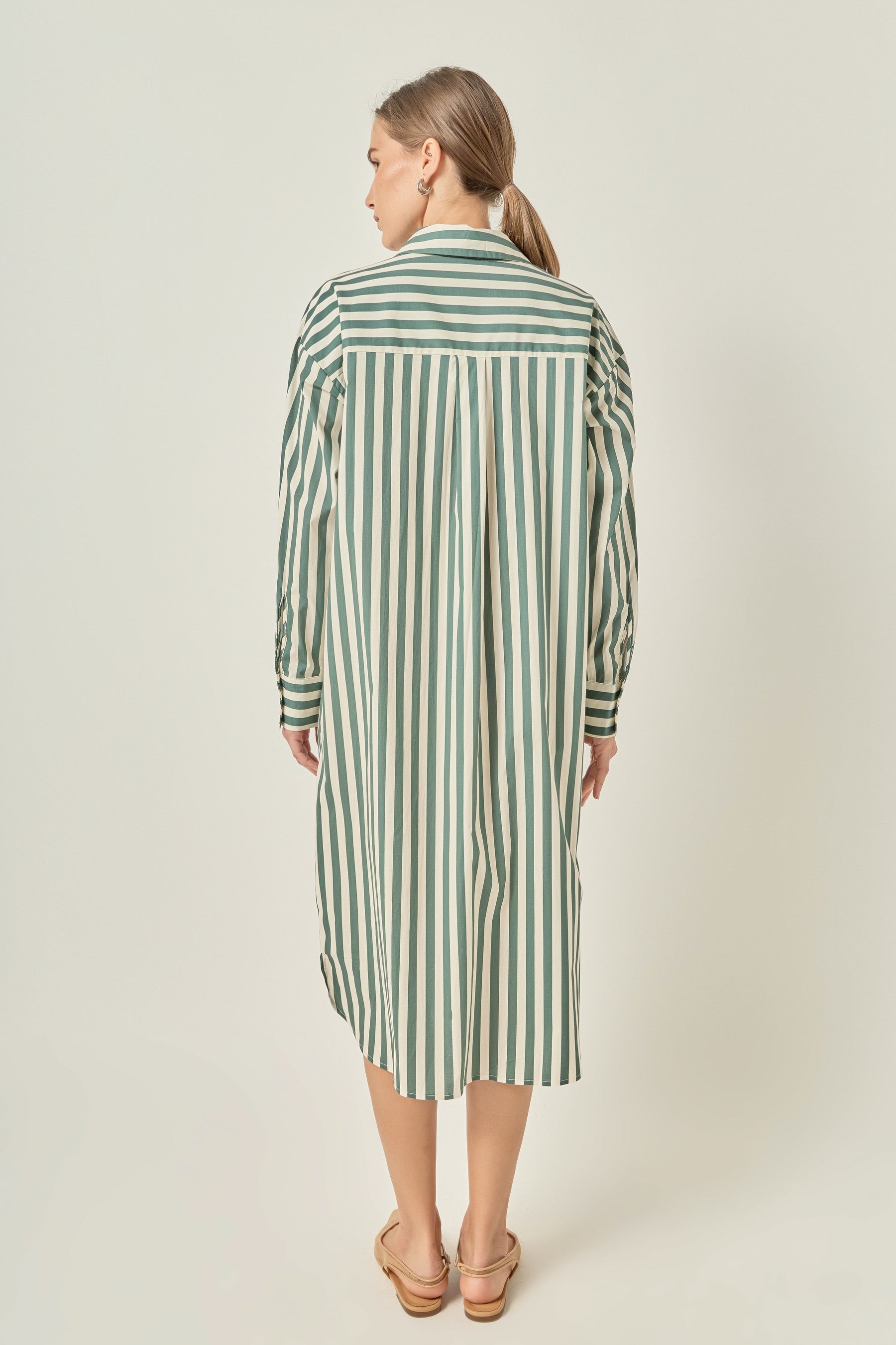 Striped Midi Dress