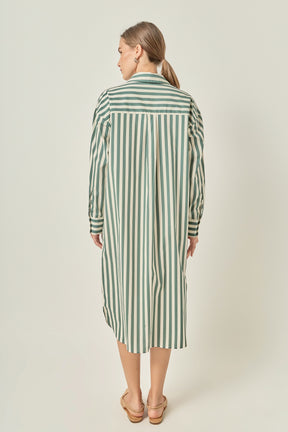Striped Midi Dress