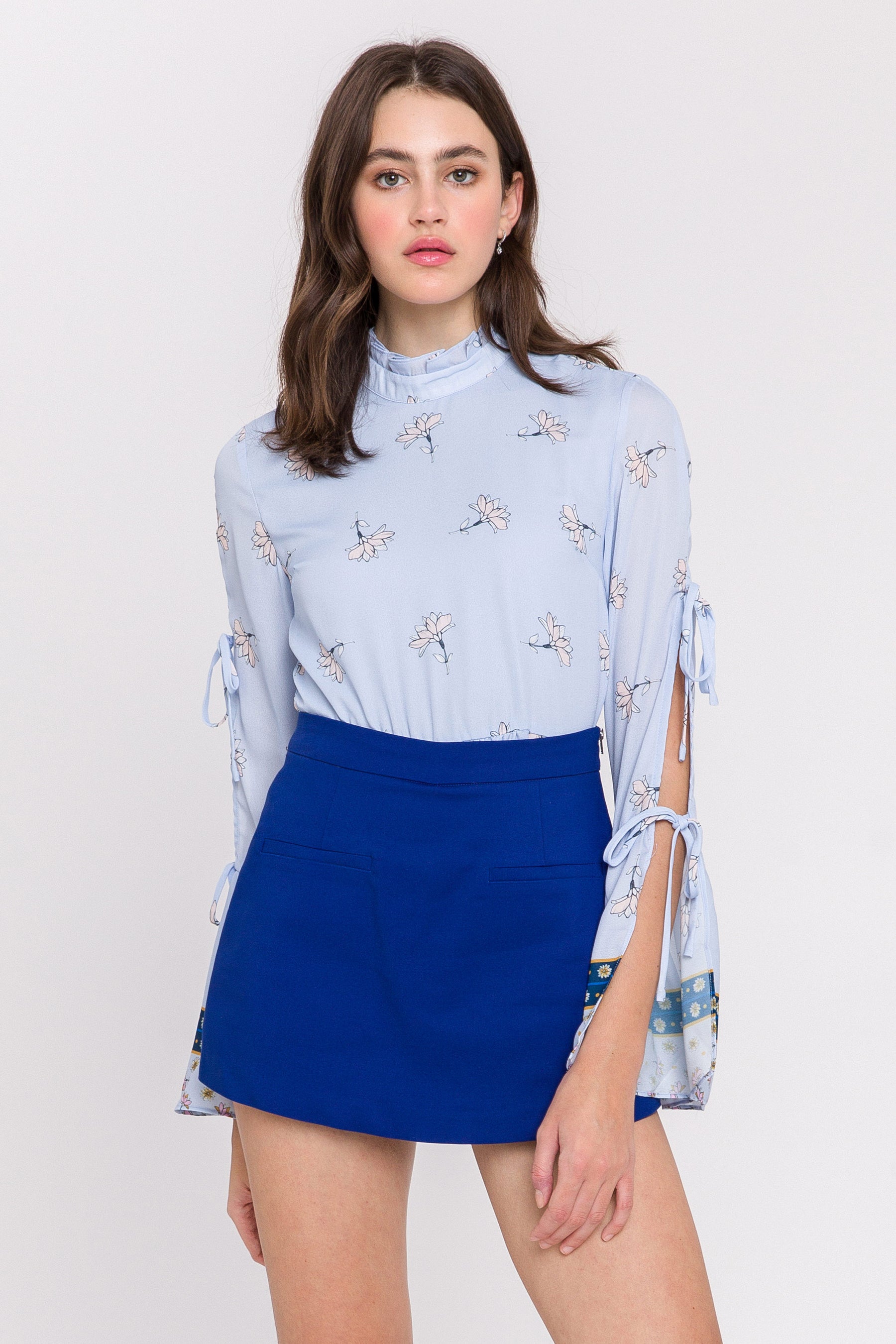 Front Welt Pockets Skort