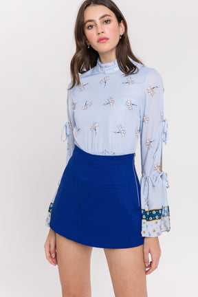 Front Welt Pockets Skort