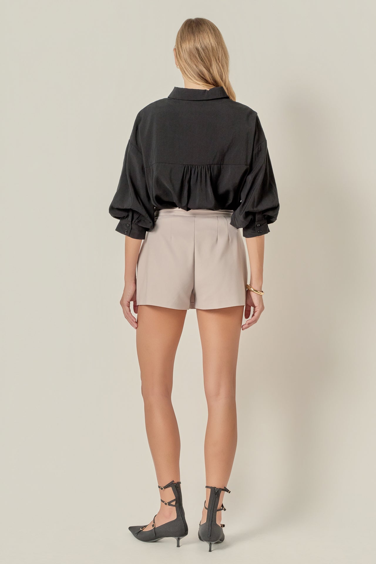 ENGLISH FACTORY - Front Welt Pockets Skort - SKORTS available at Objectrare
