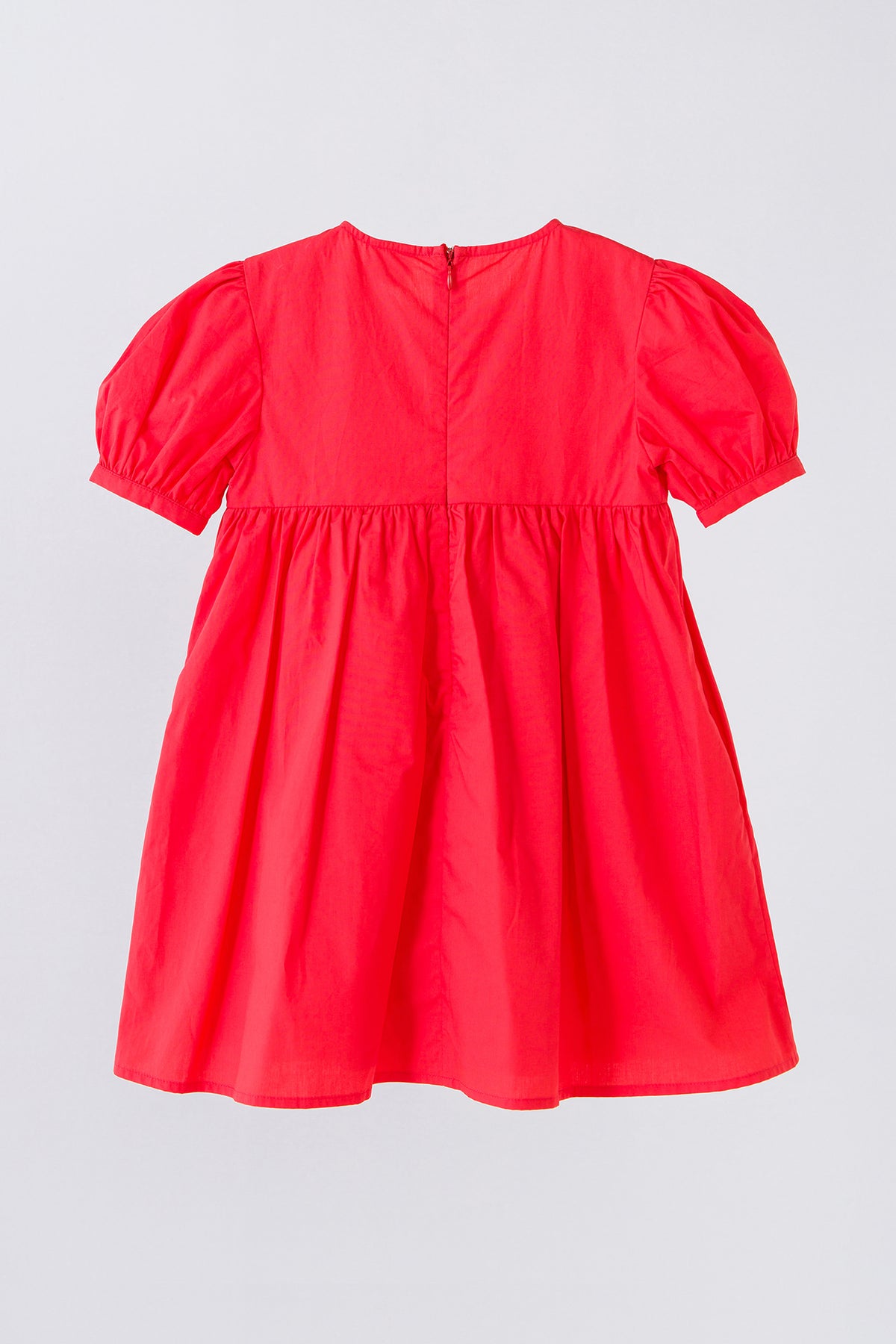 Puff Short Sleeve Babydoll Dress