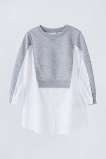 RECESS KIDS - Mixed Media Mini Dress - DRESSES available at Objectrare