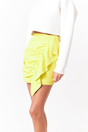 GREY LAB - Gathered Skirt - SKIRTS available at Objectrare
