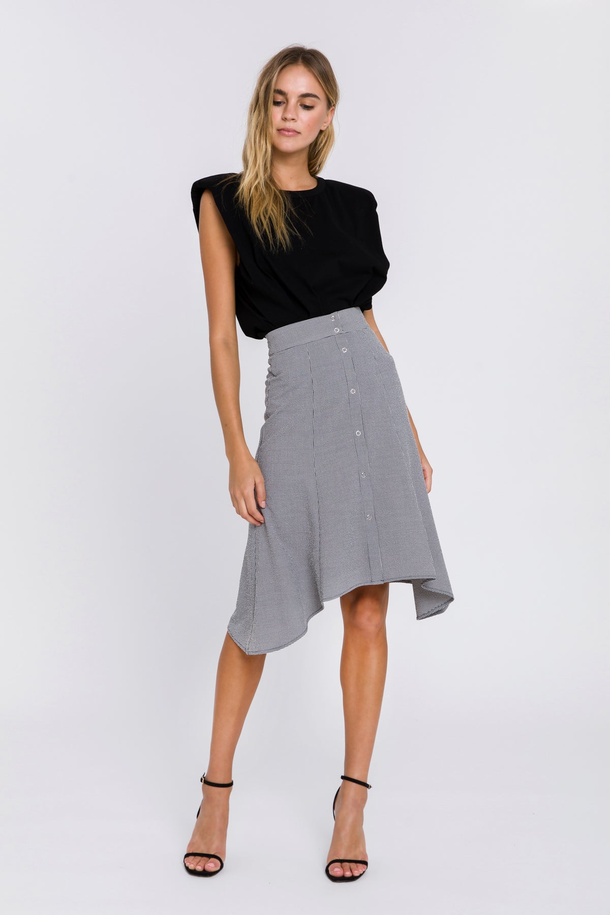 GREY LAB - Flowing Midi Skirt - SKIRTS available at Objectrare