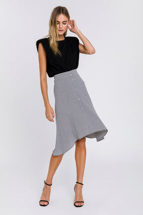 GREY LAB - Flowing Midi Skirt - SKIRTS available at Objectrare