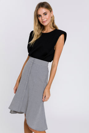 GREY LAB - Flowing Midi Skirt - SKIRTS available at Objectrare