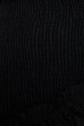 GREY LAB - Smocked Linen Skirt - SKIRTS available at Objectrare