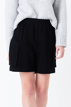 GREY LAB - Knit Shorts with Pockets - PANTS available at Objectrare