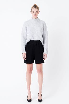 GREY LAB - Grey Lab - Knit Shorts with Pockets - SHORTS available at Objectrare