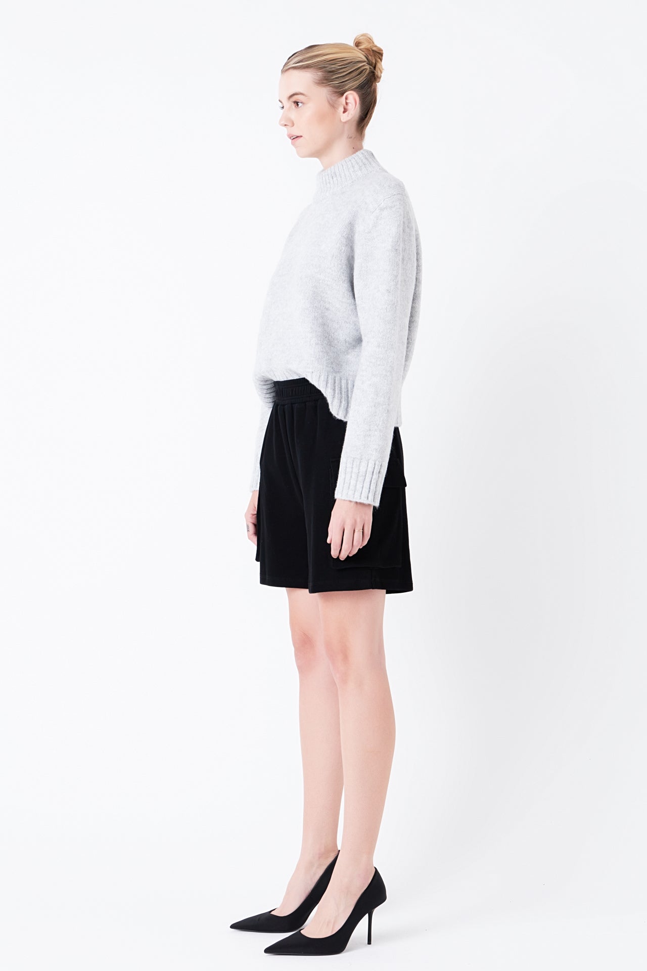 GREY LAB - Grey Lab - Knit Shorts with Pockets - SHORTS available at Objectrare