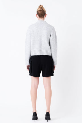 GREY LAB - Grey Lab - Knit Shorts with Pockets - SHORTS available at Objectrare