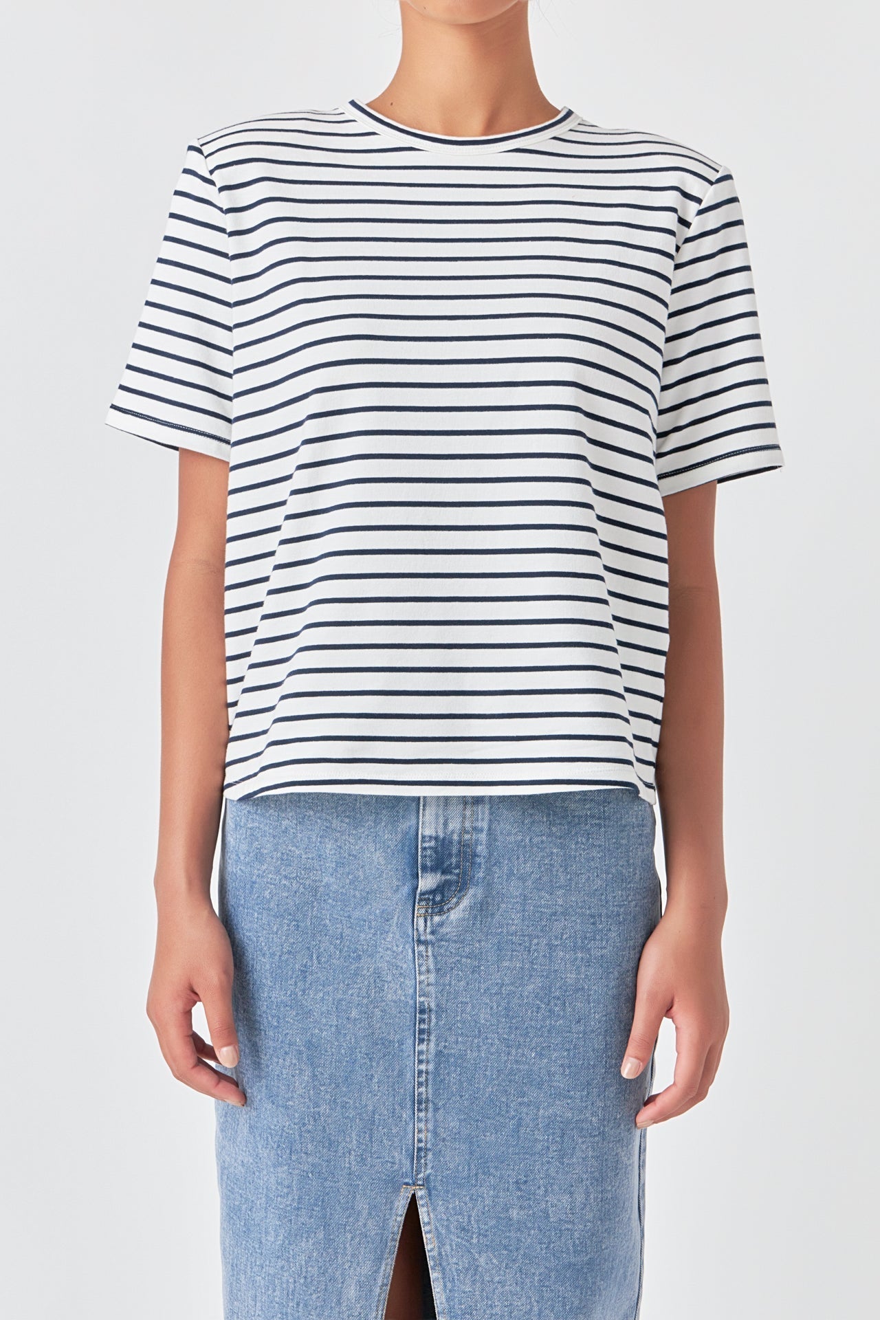 GREY LAB - Power Shoulder T-shirts - T-SHIRTS available at Objectrare