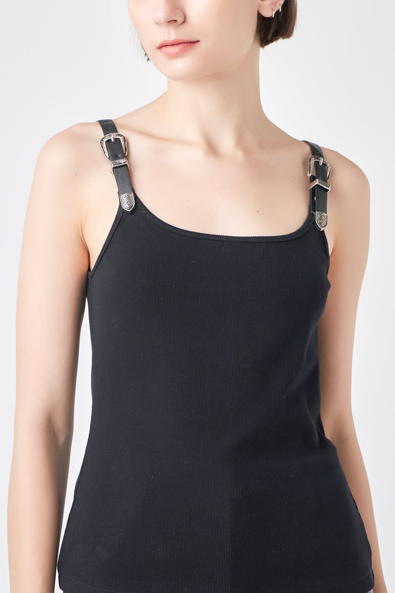 GREY LAB - Grey Lab - Western Belt Tank Top - CAMI TOPS & TANK available at Objectrare