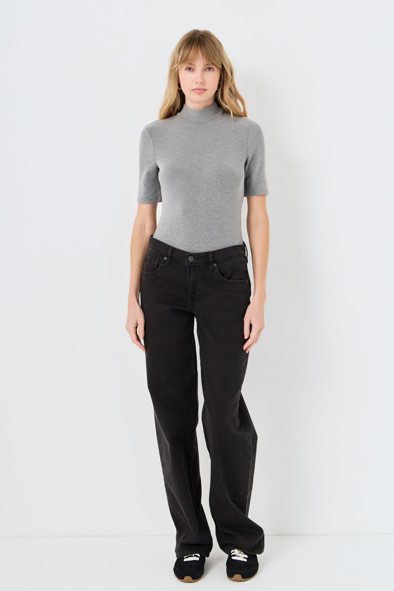 Soft Mock Neck Bodysuit