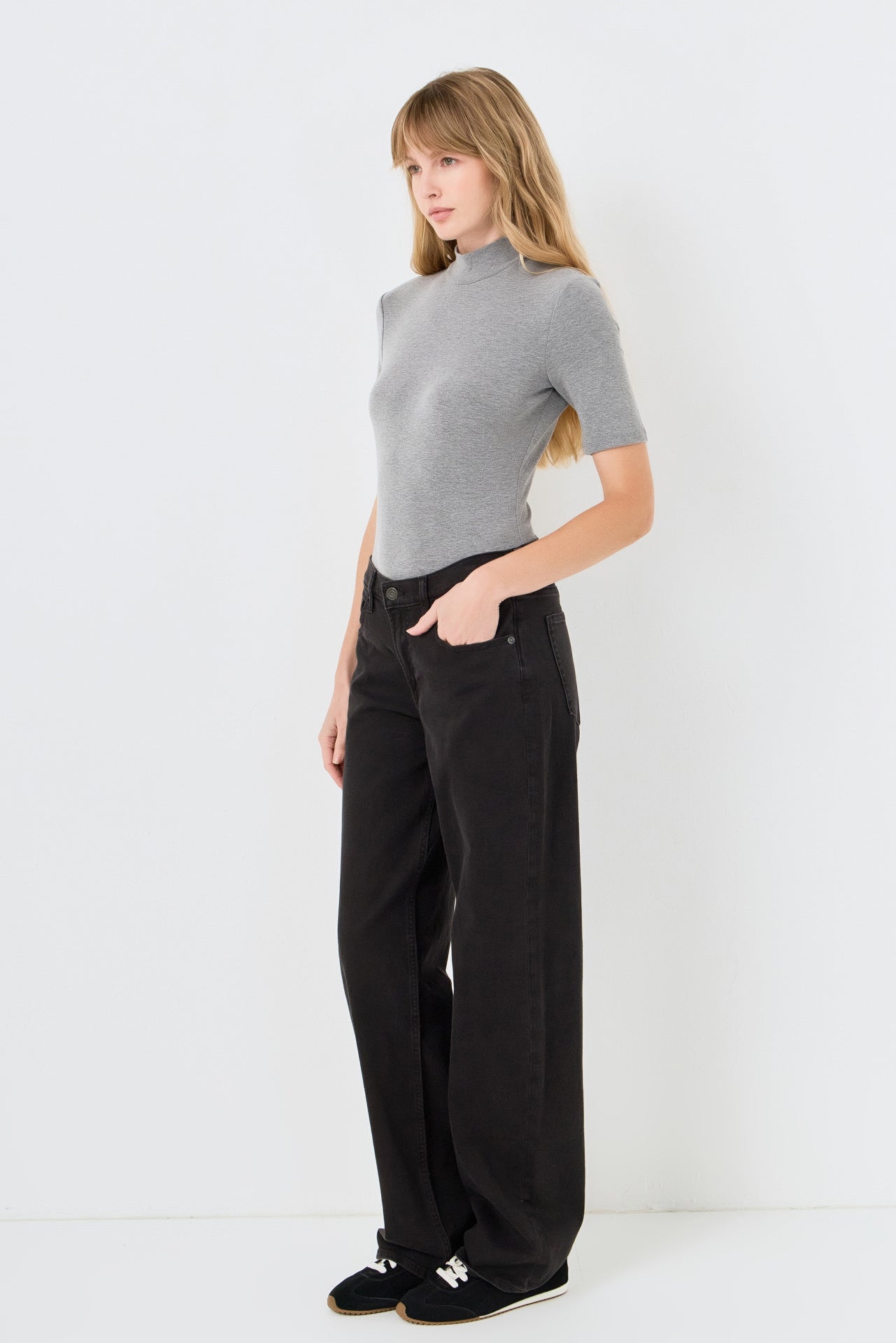 Soft Mock Neck Bodysuit