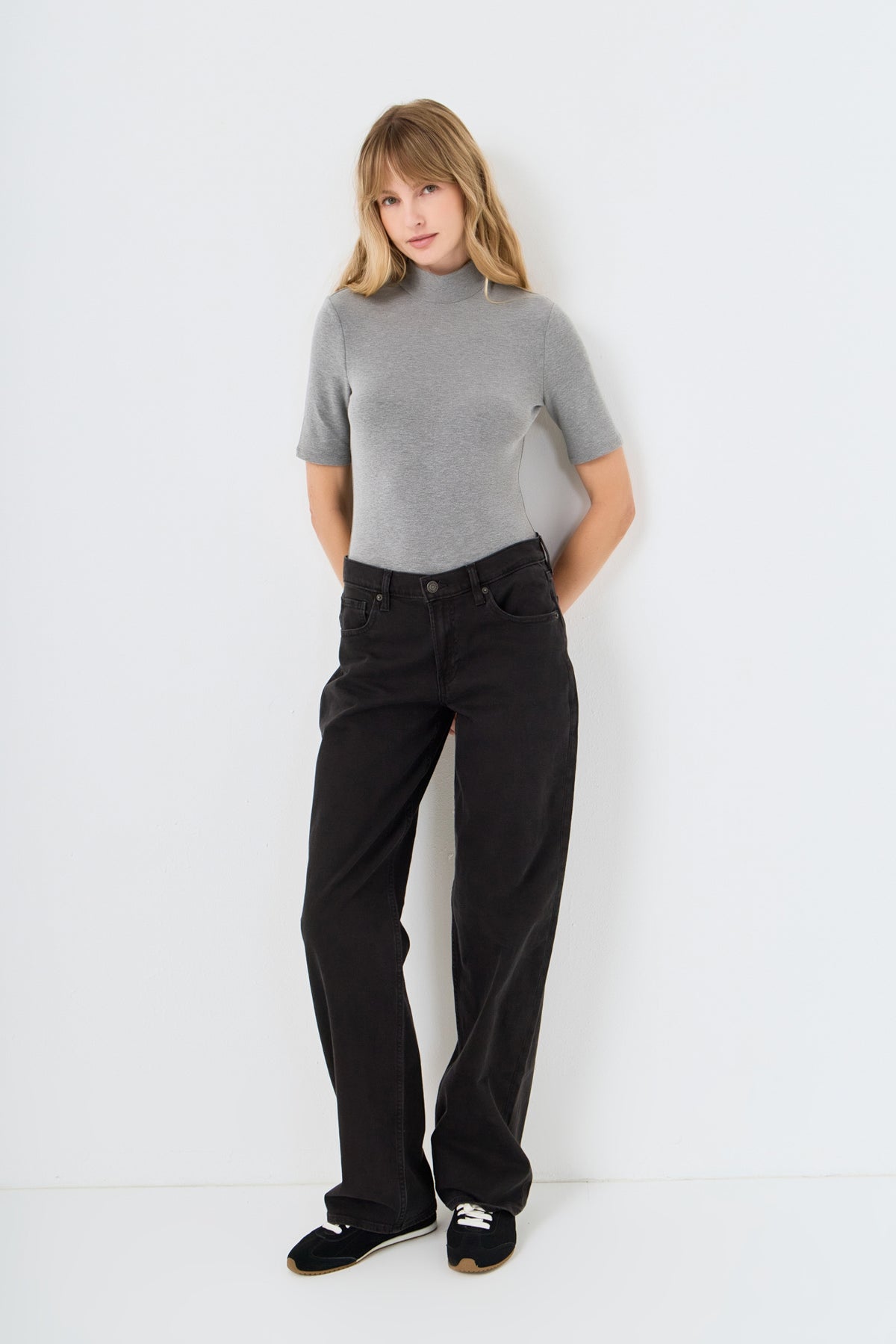 Soft Mock Neck Bodysuit