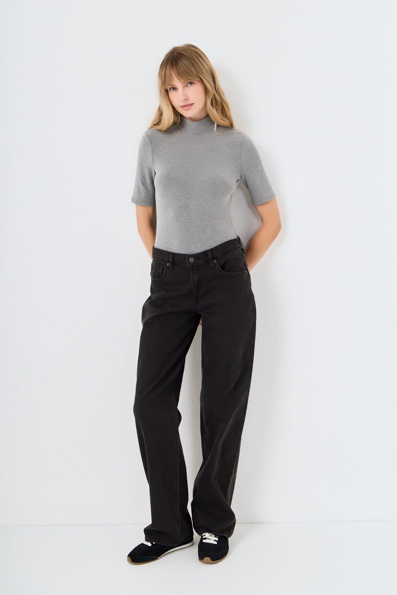 Soft Mock Neck Bodysuit
