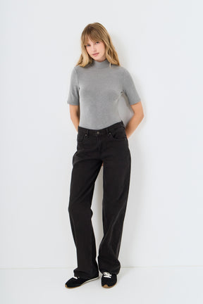Soft Mock Neck Bodysuit