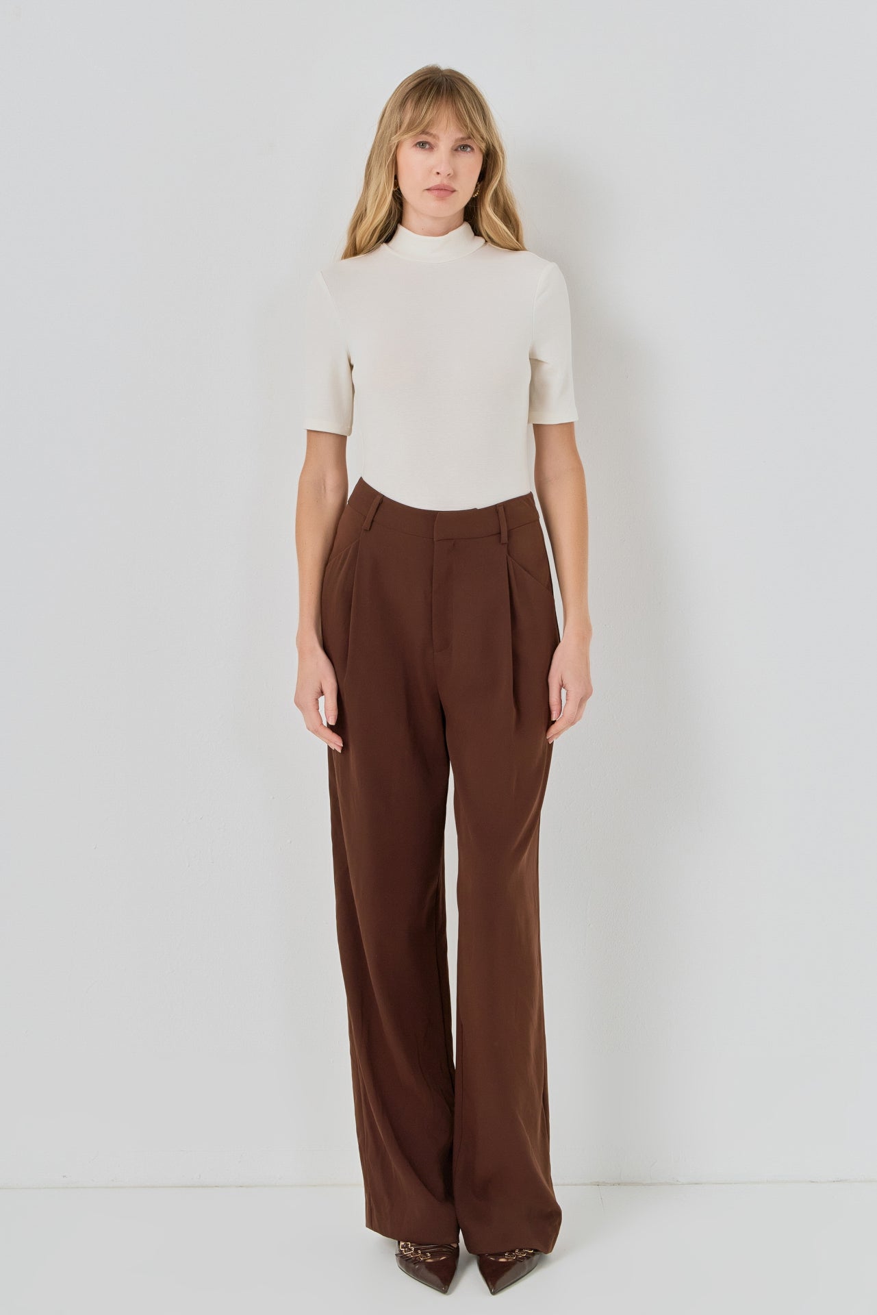Soft Mock Neck Bodysuit
